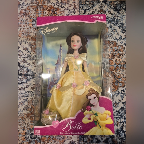 Disney Other - Vintage Porcelain Disney Princess Belle Keepsake Doll